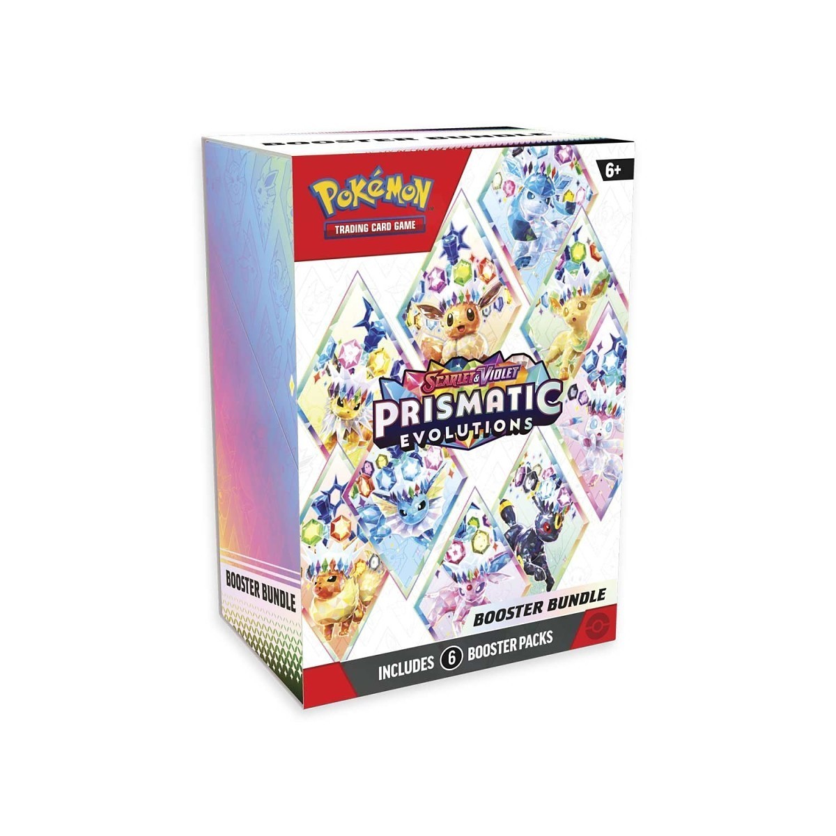 Pokemon TCG Scarlet & Violet Prismatic Evolutions Booster Bundle (6 Packs)